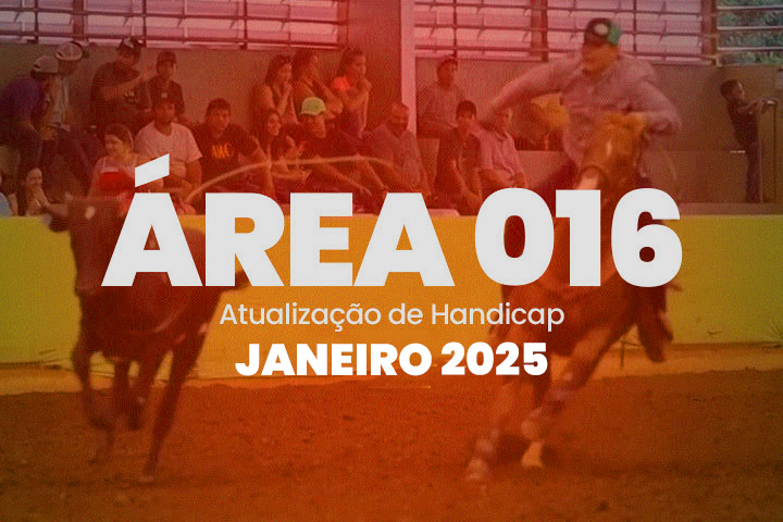 Atualização de Handicap Janeiro 2025 – Área 016