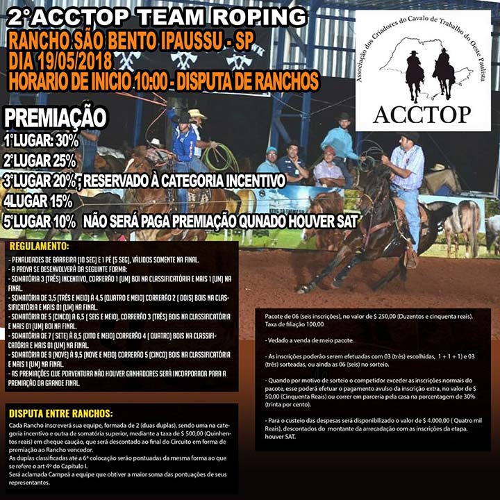 2º ACCTOP Team Roping