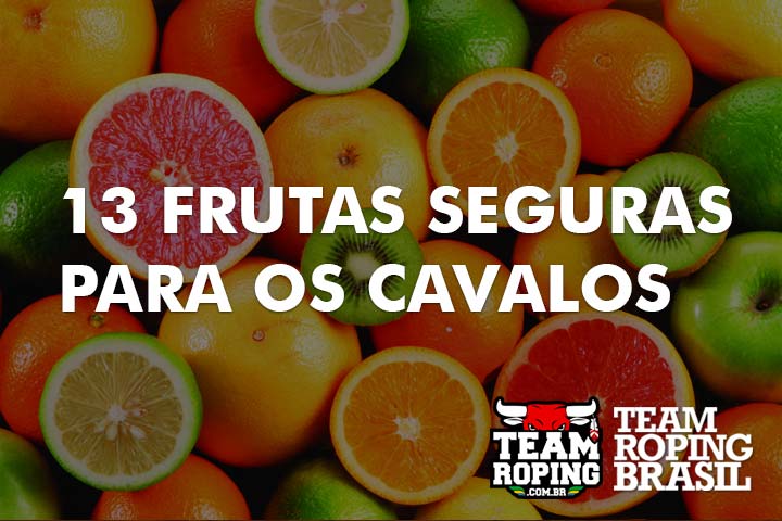 Qual fruta cavalo não pode comer?