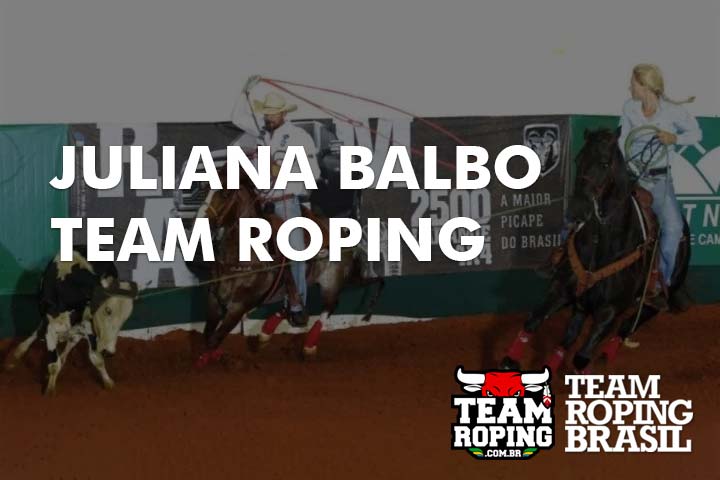 JULIANA BALBO TEAM ROPING